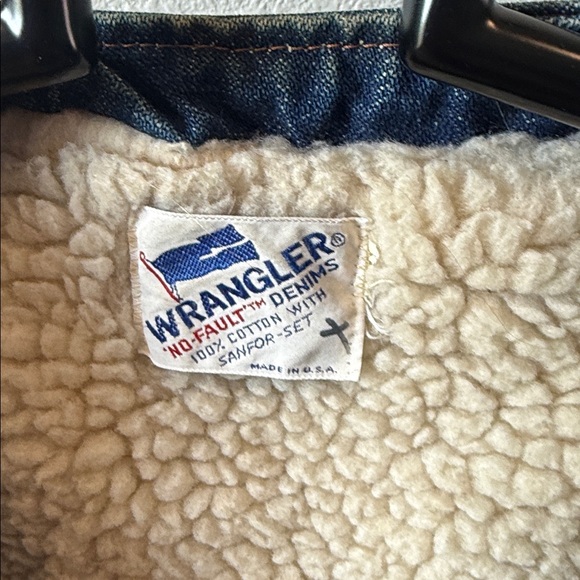 Vintage Wrangler Sherpa Lined Vest - Picture 2 of 6